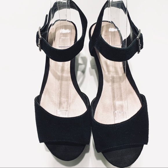 ANDRE ANIMAL PRINT SUEDE PLATFORM SANDALS - Picture 9 of 16